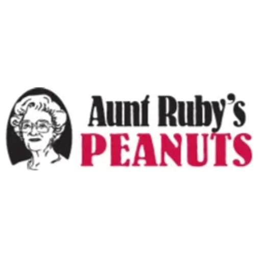 Aunt Ruby's Peanuts brand logo for auntrubyspeanuts.com