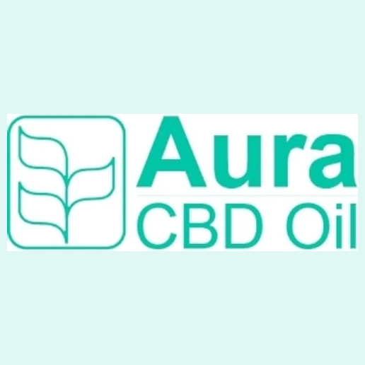 Aura CBD Oil brand logo for auracbdoil.com