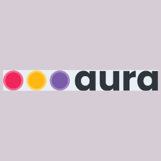 Aura Salonware brand logo for aurasalonware.com