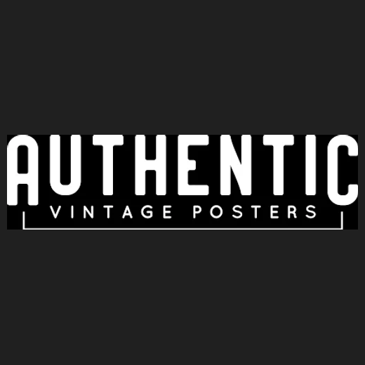 Authentic Vintage Posters brand logo for authenticvintageposters.com