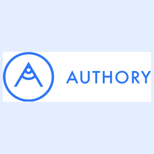 Authory brand logo for authory.com