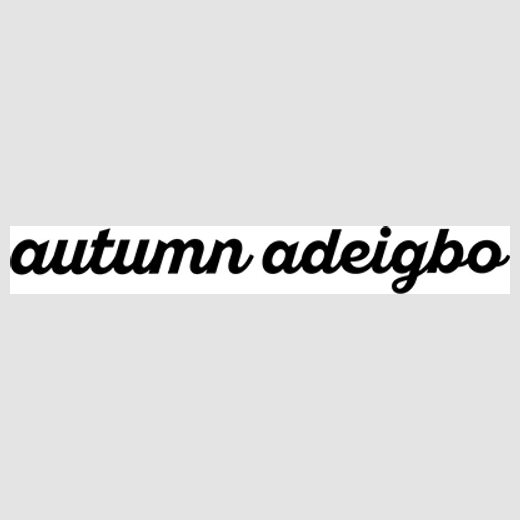 Autumn Adeigbo brand logo for autumnadeigbo.com