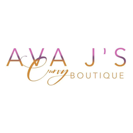 Ava J's Curvy Boutique brand logo for avajscurvyboutique.com