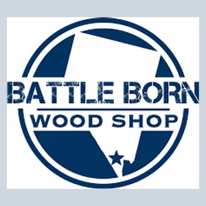 Battle Born Wood Shop brand logo for battlebornwoodshop.com