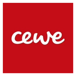 Cewe brand logo for cewe.co.uk