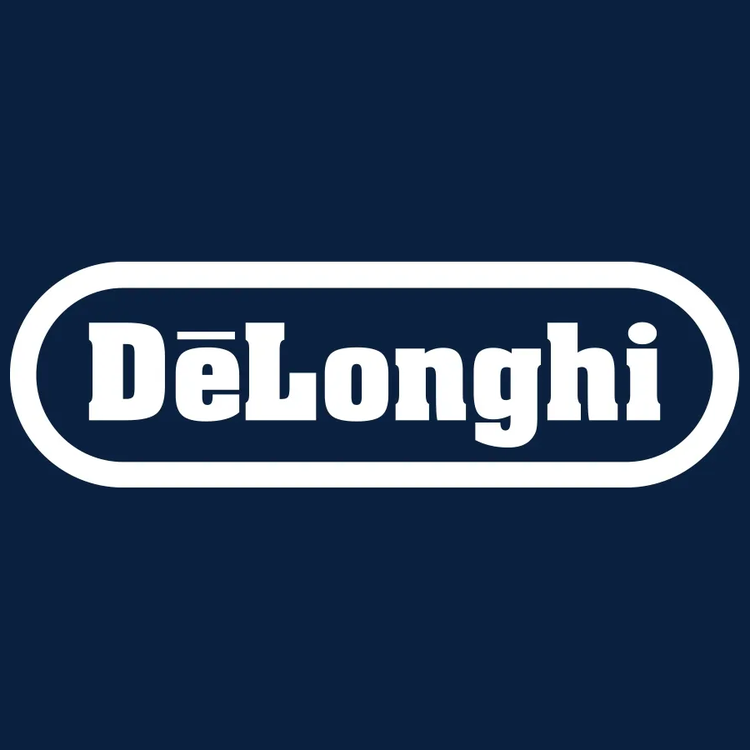 De'Longhi brand logo for delonghi.com