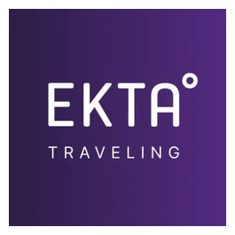 Ekta Traveling brand logo for ektatraveling.com