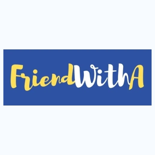 FriendWithA brand logo for friendwitha.com