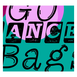 Go Dance brand logo for godancebags.com