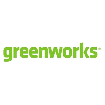 Greenworks brand logo for greenworkstools.com
