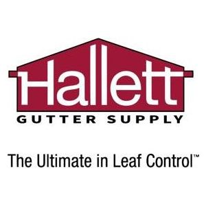 Hallett Gutter Cover brand logo for hallettguttercover.com