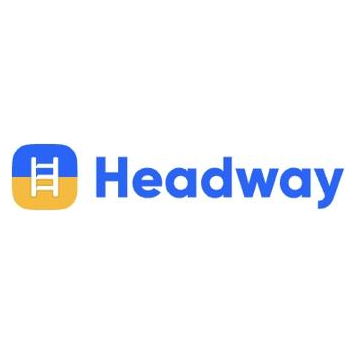 Headway App brand logo for makeheadway.com
