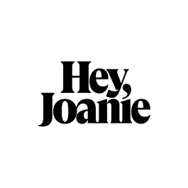 Hey Joanie brand logo for heyjoanie.com