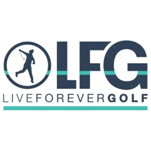 Live Forever Golf brand logo for liveforevergolf.com